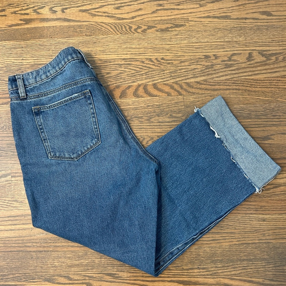 LOFT Women's Boyfriend Jeans in Blue